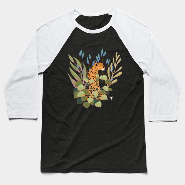 There's a cheetah in my plants! Baseball T-Shirt by Magcelium